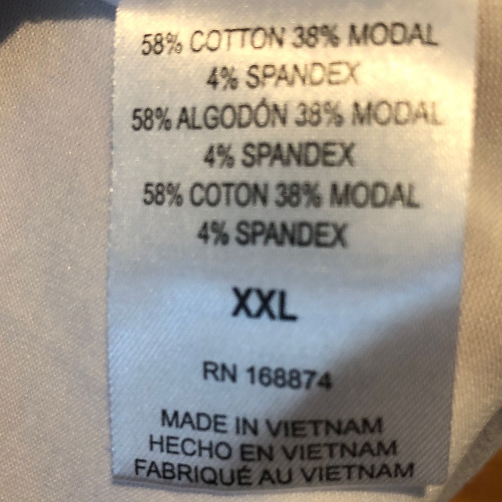 Lands' End White Short Sleeve Pintuck Button Front Top - Picture 8 of 9